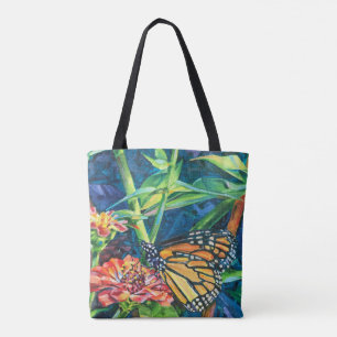 Monarch tas. Prachtige regale vlinder Tote Bag
