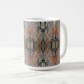 Monarch Tree Bark Patterned Koffiemok (Voorkant rechts)