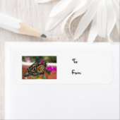 Monarch Twins #1-kerstlabel Etiket (Insitu)