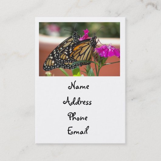 Monarch Twins #1-visitekaartjes Visitekaartje (Voorkant)