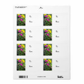 Monarch Twins #2-kerstlabel Etiket (Full Sheet)