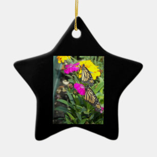 Monarch Twins #ornament met twee sterren Keramisch Ornament