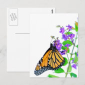 Monarch van Blossom Briefkaart (Voorkant / Achterkant)