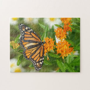 Monarch van Butterfly Weed Jigzaag Puzzle Legpuzzel