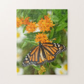 Monarch van Butterfly Weed Jigzaag Puzzle Legpuzzel (Verticaal)