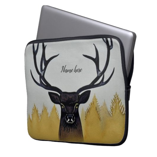 Monarch van de Schots-Schots Laptop Sleeve (Voorkant Links)