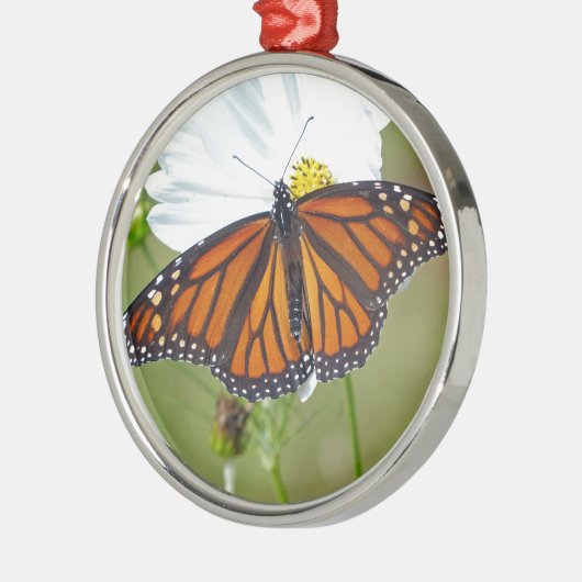 Monarch van Kosmos Metalen Ornament (Links)