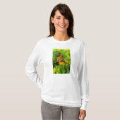 Monarch van Lantana Long Slaaf T-Shirt (Voorkant volledig)