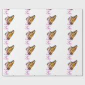 Monarch van Lavender Cadeaupapier (Vlak)