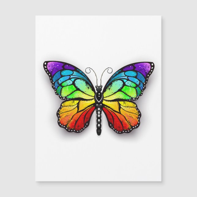 Monarch van regenboogvlinders (Voorkant)