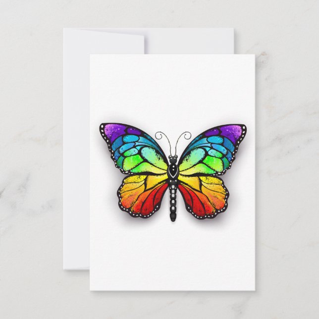 Monarch van regenboogvlinders (Voorkant)
