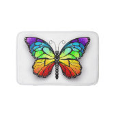 Monarch van regenboogvlinders badmat (Voorkant)
