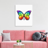 Monarch van regenboogvlinders canvas afdruk (Insitu (Woonkamer))