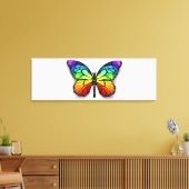 Monarch van regenboogvlinders canvas afdruk (Insitu (Woonkamer))