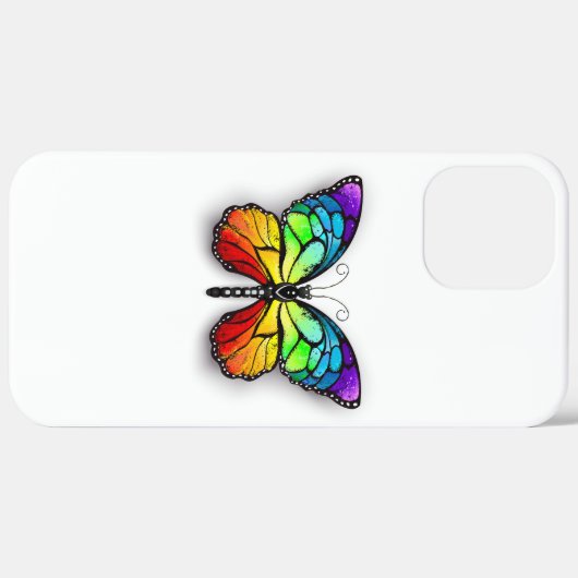Monarch van regenboogvlinders Case-Mate iPhone case (Achterkant (horizontaal))