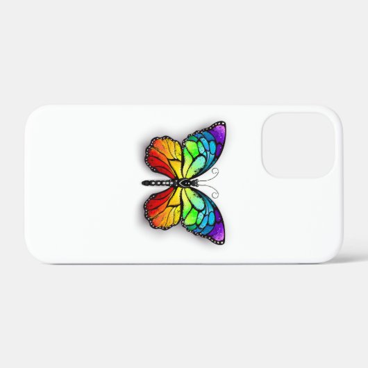 Monarch van regenboogvlinders Case-Mate iPhone case (Achterkant (horizontaal))