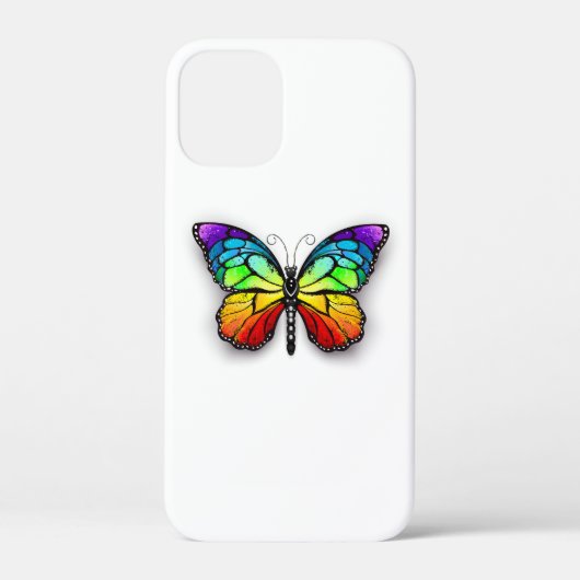 Monarch van regenboogvlinders Case-Mate iPhone case (Achterkant)