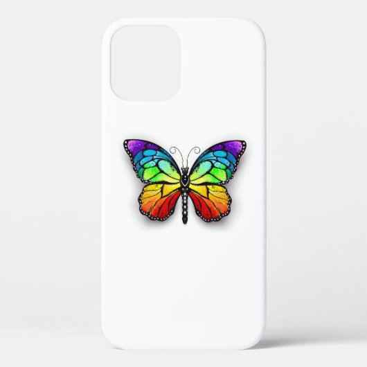 Monarch van regenboogvlinders Case-Mate iPhone case (Achterkant)