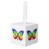 Monarch van regenboogvlinders decoratie (Voorkant hoekig)
