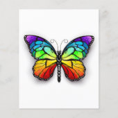 Monarch van regenboogvlinders flyer (Voorkant)