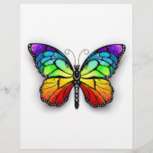 Monarch van regenboogvlinders flyer (Voorkant)