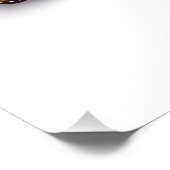 Monarch van regenboogvlinders foto afdruk (Hoek)