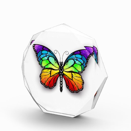 Monarch van regenboogvlinders fotoblokken (Rechts)