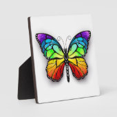 Monarch van regenboogvlinders fotoplaat (Voorkant)