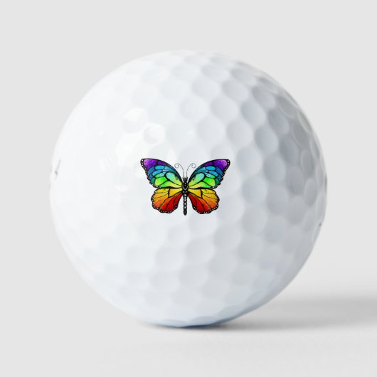 Monarch van regenboogvlinders golfballen (Voorkant)