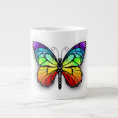 Monarch van regenboogvlinders grote koffiekop (Voorkant)