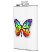 Monarch van regenboogvlinders heupfles (Links)