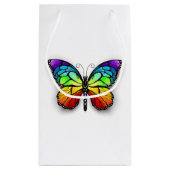 Monarch van regenboogvlinders klein cadeauzakje (Achterkant)