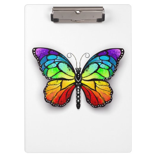 Monarch van regenboogvlinders klembord (Voorkant)