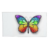 Monarch van regenboogvlinders kussensloop (Achterkant-Rechts)