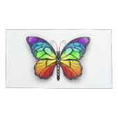 Monarch van regenboogvlinders kussensloop (Achterkant-Links)