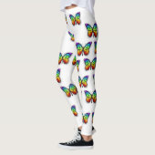 Monarch van regenboogvlinders leggings (Links)