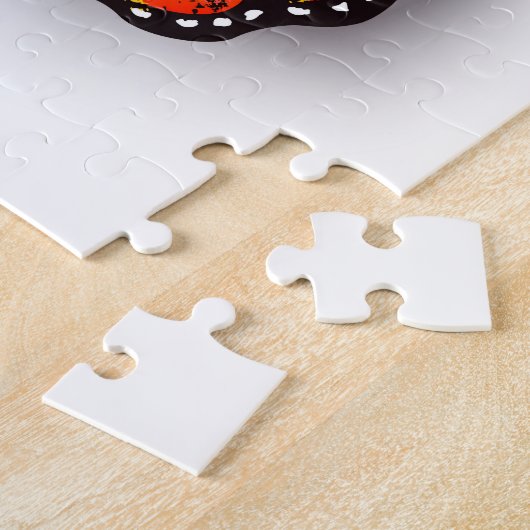 Monarch van regenboogvlinders legpuzzel (Zijkant)