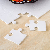 Monarch van regenboogvlinders legpuzzel (Zijkant)