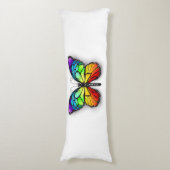 Monarch van regenboogvlinders lichaamskussen (Voorkant Verticaal)