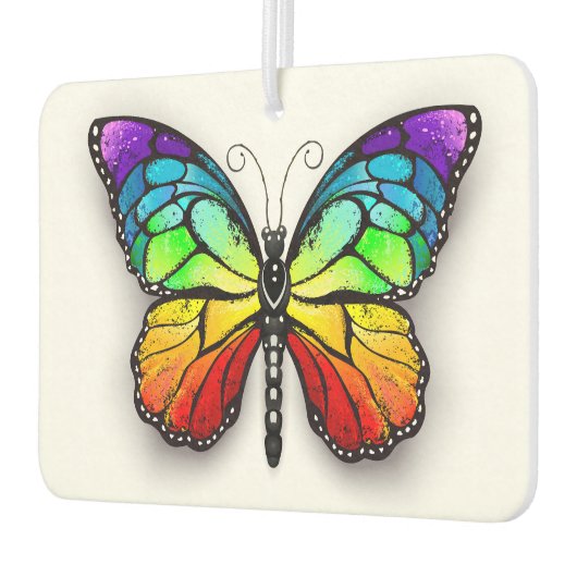 Monarch van regenboogvlinders luchtverfrisser (Links)