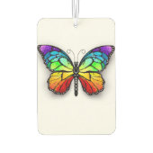 Monarch van regenboogvlinders luchtverfrisser (Achterkant)