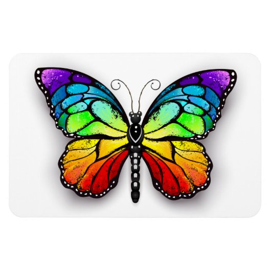 Monarch van regenboogvlinders magneet (Horizontaal)
