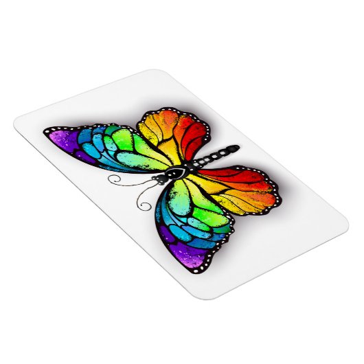 Monarch van regenboogvlinders magneet (Rechterzijde)