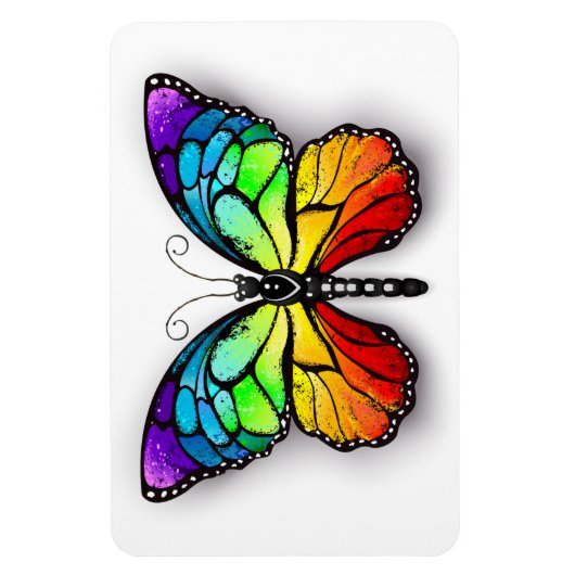 Monarch van regenboogvlinders magneet (Verticaal)