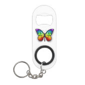 Monarch van regenboogvlinders mini flessenopener (Voorkant)