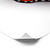 Monarch van regenboogvlinders perfect poster (Hoek)