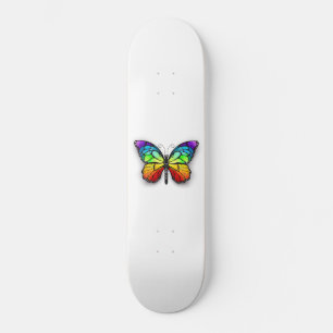 Monarch van regenboogvlinders persoonlijk skateboard