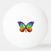Monarch van regenboogvlinders pingpongbal (Voorkant)