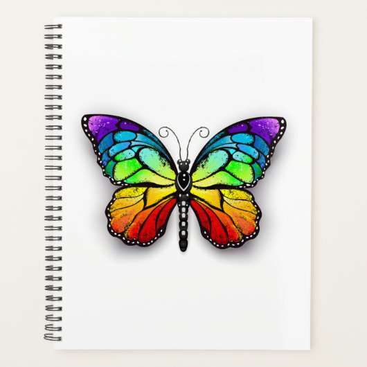 Monarch van regenboogvlinders planner (Voorkant)
