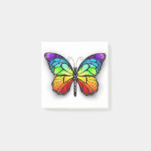 Monarch van regenboogvlinders post-it® notes (Voorkant)